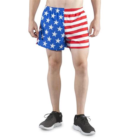 Men S American Flag 3 75 V Notch Shorts Boa