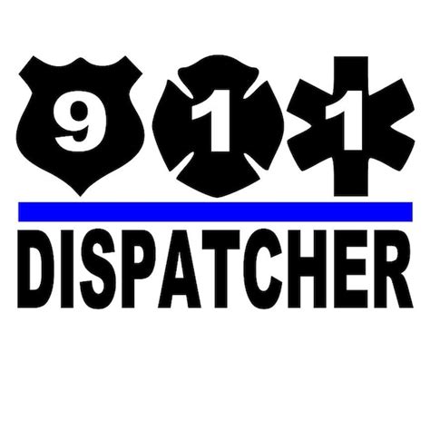 911 Dispatcher Decal Decals First Responder 911 | Etsy