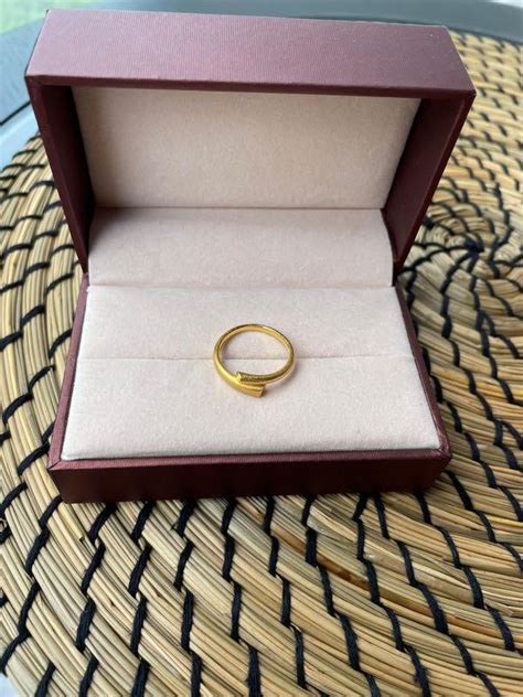 Chow Sang Sang Gold Ring - 4.09g, Women's Fashion, Jewelry & Organisers ...