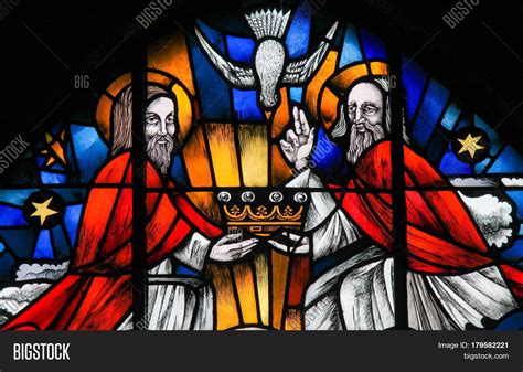 Stained Glass Holy Image And Photo Free Trial Bigstock