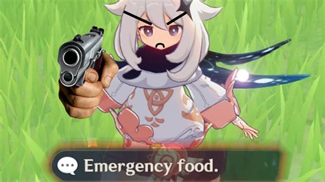 Don T Ever Call Paimon Emergency Food Youtube