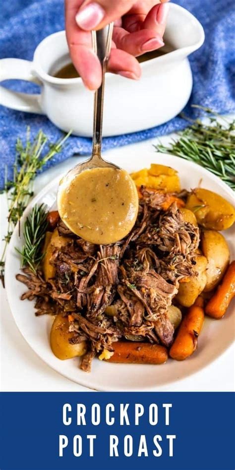 Easy Crockpot Pot Roast Recipe - EASY GOOD IDEAS