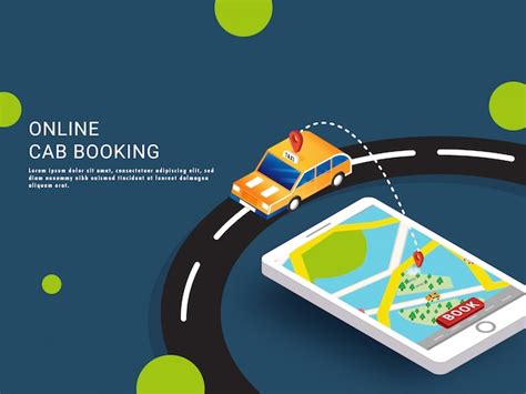 Online cab booking. Vector | Premium Download