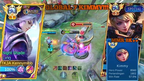 Solo Rank Ketemu Global Kimmy Mmr K Ling Kenny Pamer Skill With