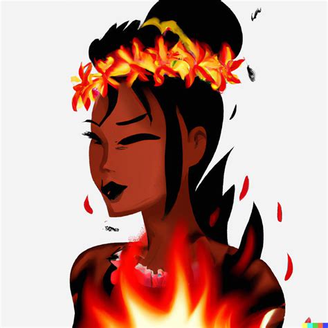 Hawaiian goddess of volcanoes Pele by ShiningDarkness108 on DeviantArt