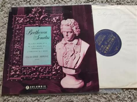 Claudio Arrau Beethoven Sonatas No 22 And 23 Vinyl Lp Eur 29 99