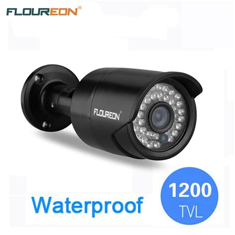 FLOUREON CCTV Kamera 1200TVL CMOS Sicherheit Kamera CCTV Freien Kugel