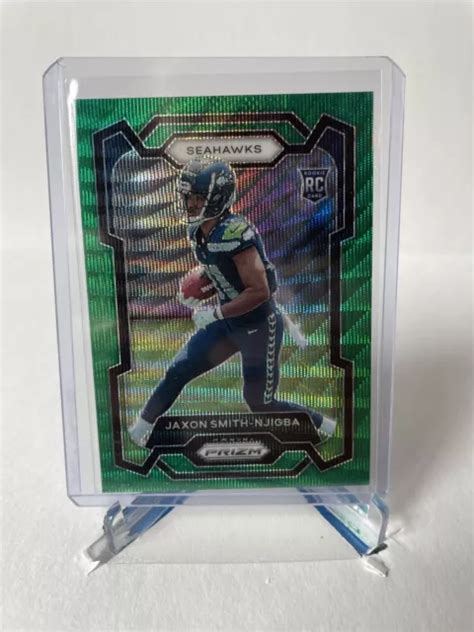 2023 PRIZM FOOTBALL Vert Prizm Recrue Jaxon Smith NjiGba 390 Seahawks