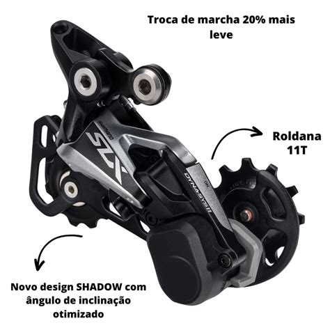 CAMBIO TRASEIRO SHIMANO SLX RD M7000 GS 11V La Santa Bike Shop Loja