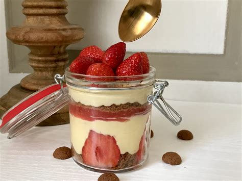 Tiramisu fraises spéculoos LaetiDN