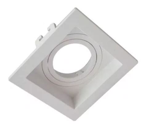 Spot De Embutir Dicroica Quadrado Mr16 Face Recuada Branco 110V 220V