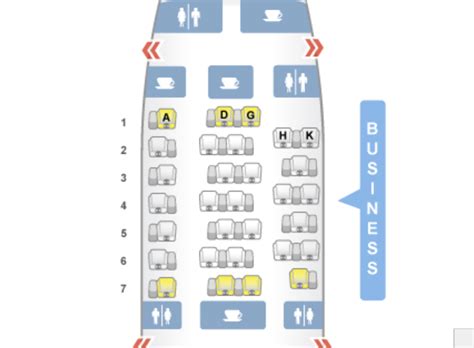 Aer Lingus A330 Seat Map