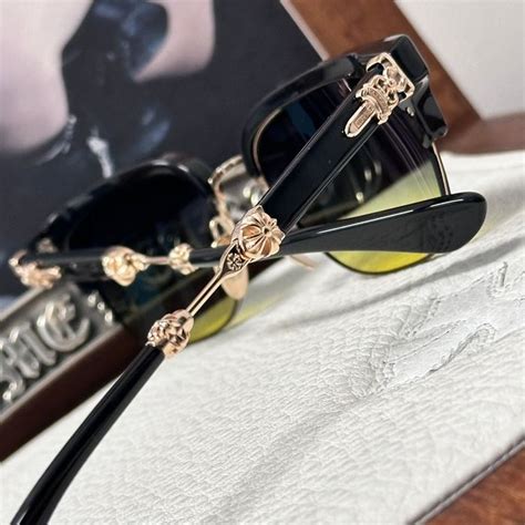 Chrome Hearts Chrome Hearts Evagilist 11 ‘bumblebee Sunglasses Grailed