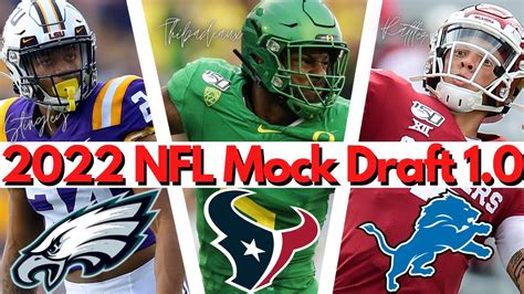 Way Too Early 2022 Nfl Mock Draft 10 Texans Dont Go Quarterback 1