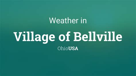 Weather for Village of Bellville, Ohio, USA