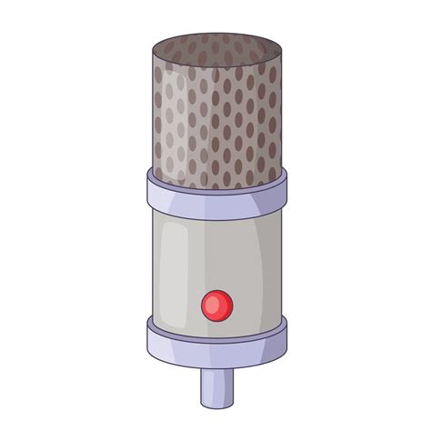 Studio Microphone Icon Cartoon Style 14988773 Vector Art At Vecteezy