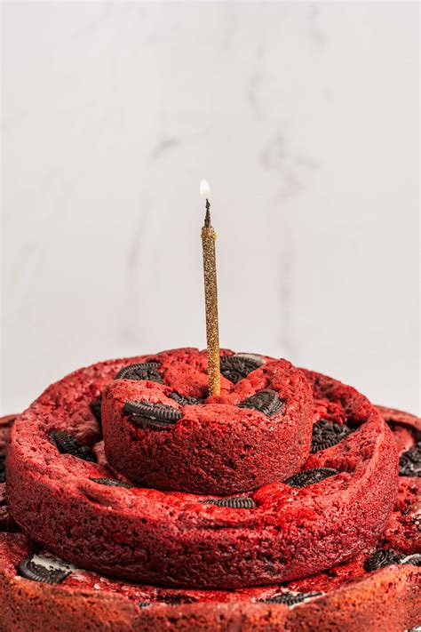 Torta De Brownie Red Velvet Con Oreo Dlili Arango Bogota