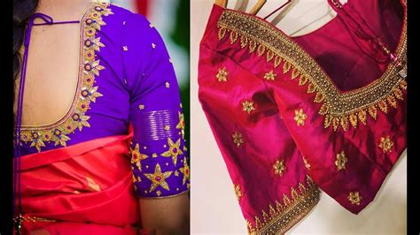 Embroidery Saree Blouses Online