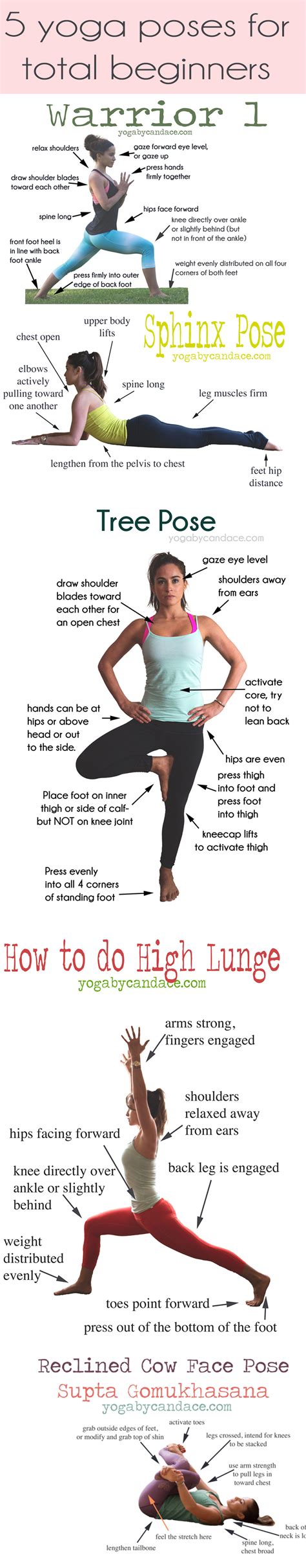 5 Poses for Total Beginners — YOGABYCANDACE