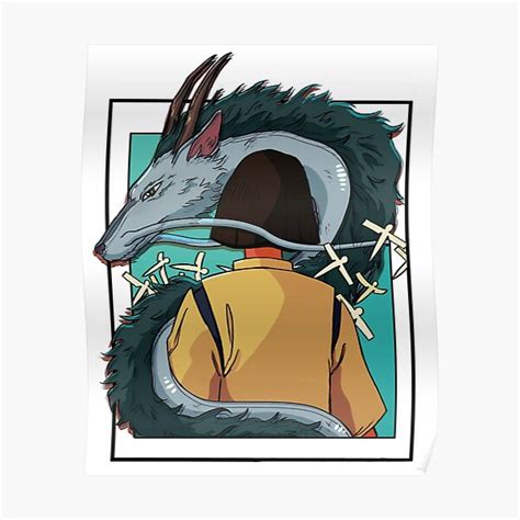 "Spirited Away Dragon Haku" Poster for Sale by ThirdShiftArt | Redbubble