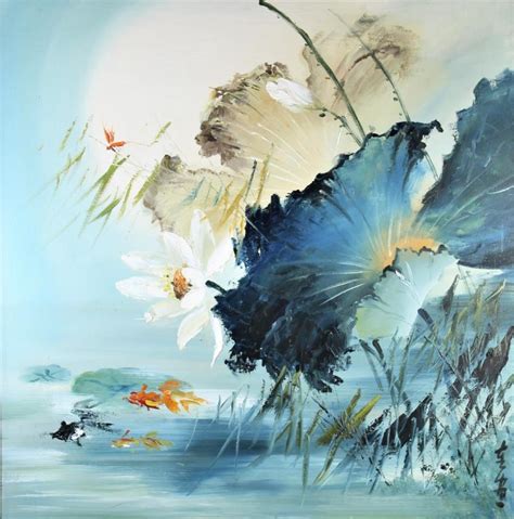 Sold Price Chinese Painting Of White Lotus Invalid Date Edt