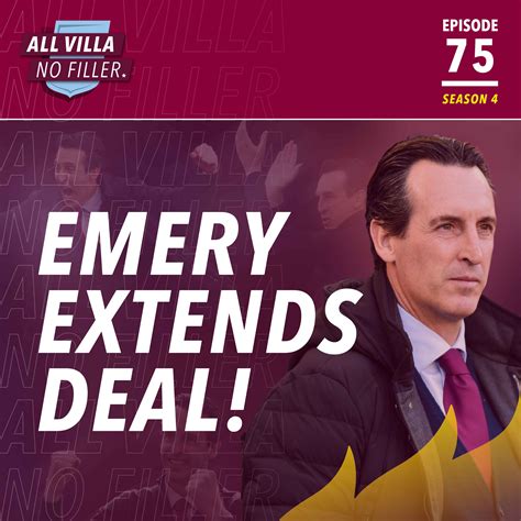 BREAKING UNAI EMERY EXTENDS ASTON VILLA DEAL TO 2027 THE ATHLETIC