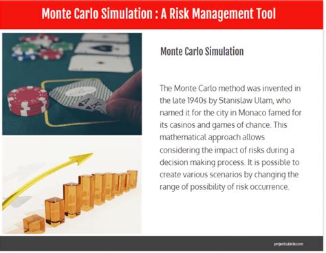 Monte Carlo Simulation Example and Solution - projectcubicle