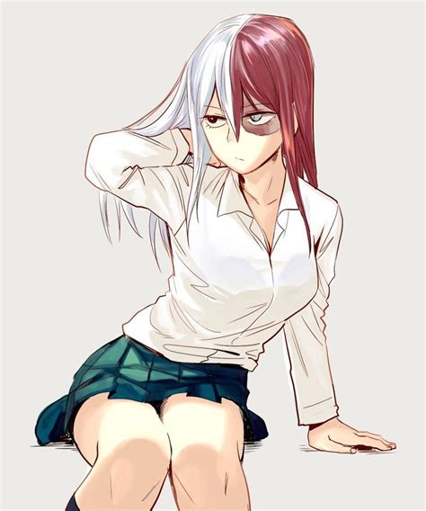 [genderbend] Todoroki Shouto Anime Cupples Emo Anime Girl Kawaii