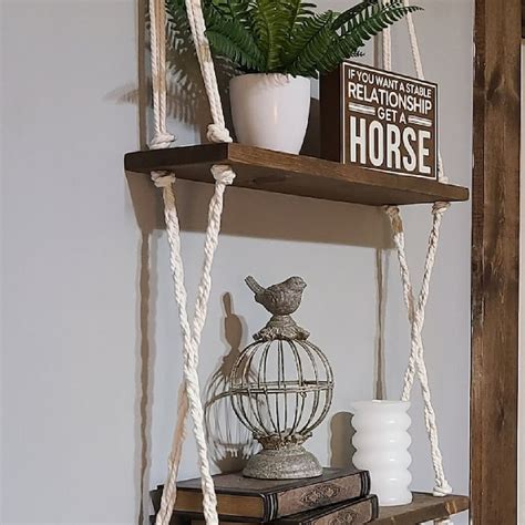 Rope Shelf Etsy