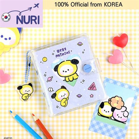 BTS BT21 Minini 3 Hole Mini Collect Book Binder Note Album Shopee