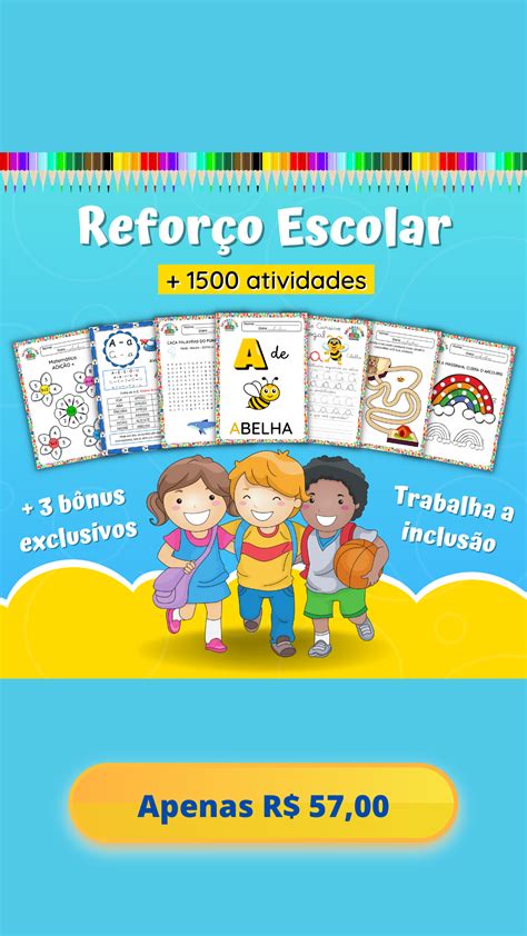 O ALFABETINHO também serve como reforço escolar na educação infantil o