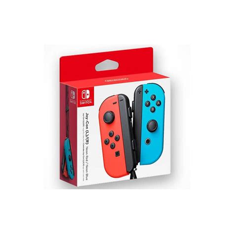 Nintendo Switch Paire De Manettes Joy Con Droite Bleu N On Gauche