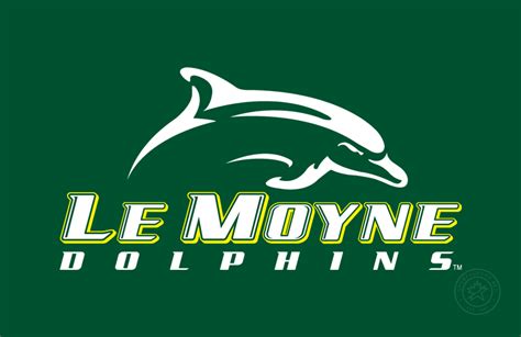 Le Moyne Dolphins Logo - Primary Dark Logo - NCAA Division I i-m (NCAA ...