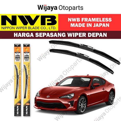 Jual Wiper Blade Depan Toyota Nwb Frameless Japan Shopee