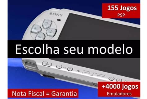 Console Sony Playstation Portable Psp C Jogos E Nota Fiscal