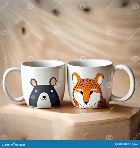 japanese brand cute animal mugs