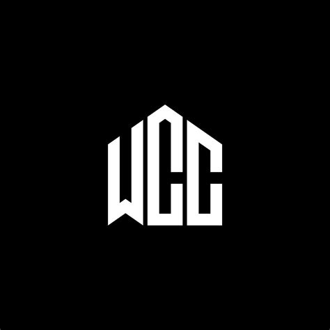 WCC letter logo design on BLACK background. WCC creative initials ...