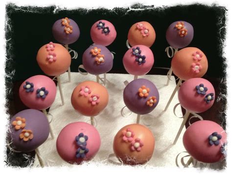 Pink Oven Cakes And Cookies Coloufrul Cake Pops