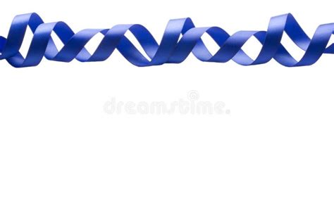 Blue Ribbon Border stock image. Image of decoration, gift - 6554551