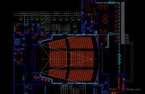 Theater Design Plan And Elevation Autocad File Dwg