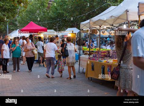 Maria De La Salut Mallorca Spain August 10 2018 Stalls On Tomato