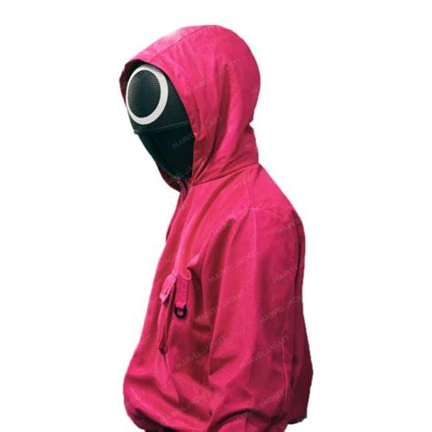 Squid Game Guard Jumpsuit Squid Game Pink Jumpsuit