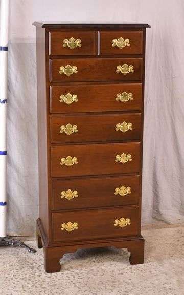 Henkel Harris Cherry 7 Drawer Lingerie Chest 931 381 R H Lee Co