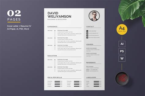 Word Resume Template - Design Template Place