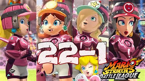 Mario Strikers Battle League Peach Daisy Rosalina And Pauline Gameplay At Royal Castle Youtube