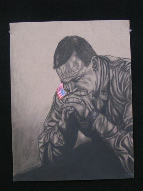 Praying soldier by lladnar23 on DeviantArt