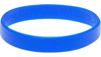 Royal Blue Silicone Wristband Rubber Bracelet Elastic Bangle By