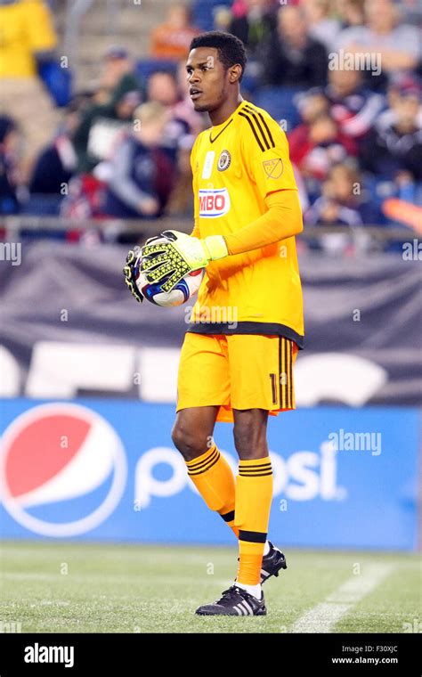 September 26 2015 Foxborough MA USA Philadelphia Union Goalkeeper