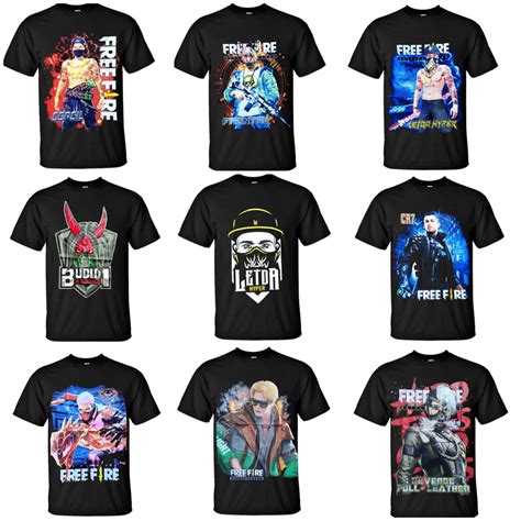 Jual Kaos Baju Ff Freefire Free Fire Garena FF18 Baju Anak Dan