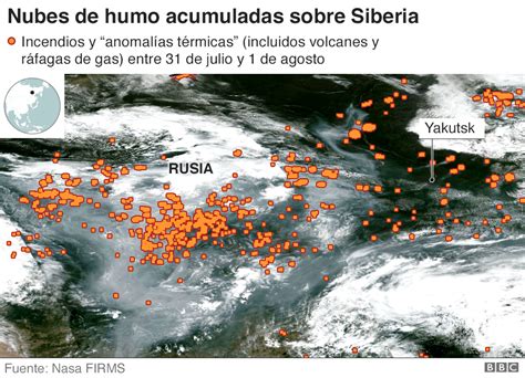 Incendios En El Ártico Los Mapas Que Muestran Qué Tan Graves Son Y